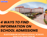 4 Ways to Find Information on School Admissions
