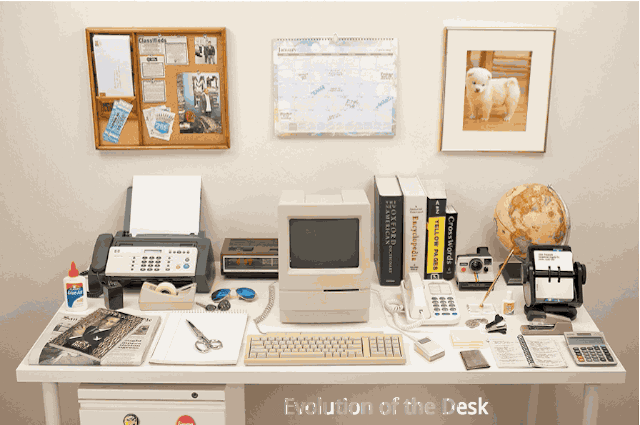 The evolution of work desk with Technology - Image 1