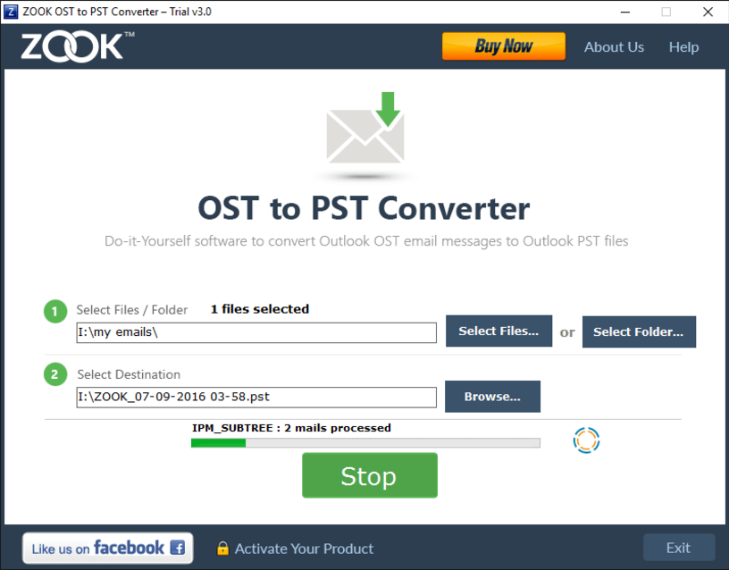 How to Change an OST File to PST Format for Outlook 2016? - Image 1