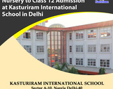 Unlocking Opportunities: Nursery to Class 12 Admission at Kasturiram International School in Delhi