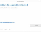 2 Solutions: Windows 10 Upgrade Couldn't Update System Reserved Partition