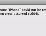 How To Fix iTunes Error 1604