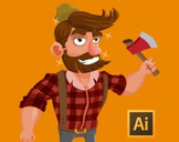 
Create Detailed and Poseable Character in Adobe Illustrator