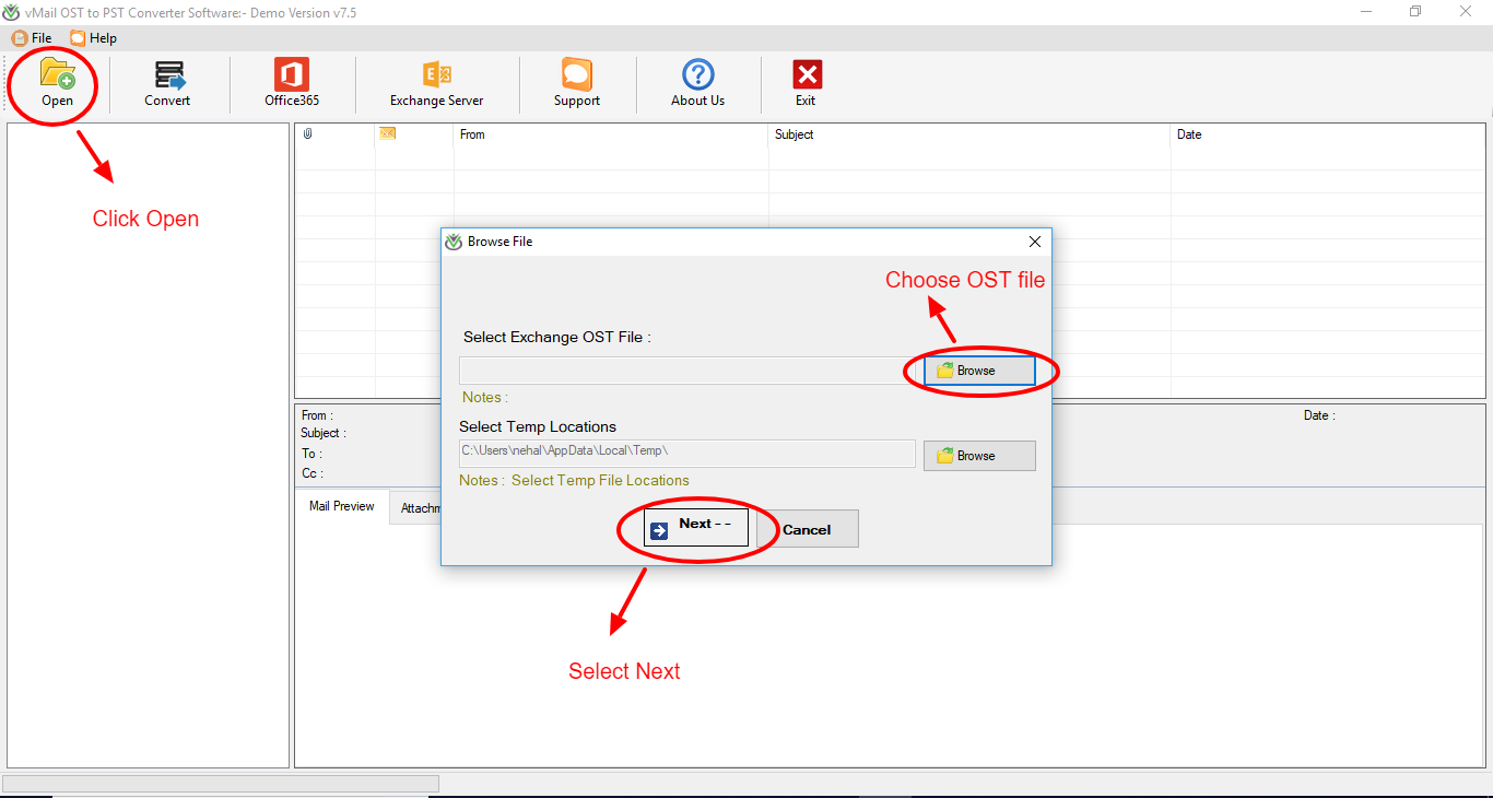 How to import Outlook mailboxes from OST file to Office 365 - Image 2