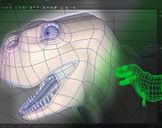 Maya Modeling Quadrilateral Based Dinosaur in 3 hours