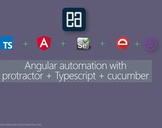 Angular automation with Protractor + Typescript + Cucumber